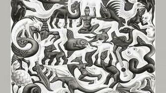 Escher Wallpaper Art Pictures Desktop Background Computer