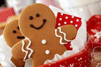 Christmas Gingerbread Wallpaper