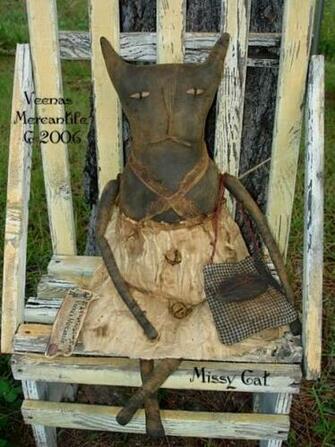 Missy The Cat Shes About Tall When Finished Pattern