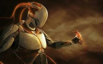 Widescreen HD Wallpaper 3d Art Watcher High