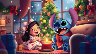 Lilo And Stitch Christmas Wallpaper