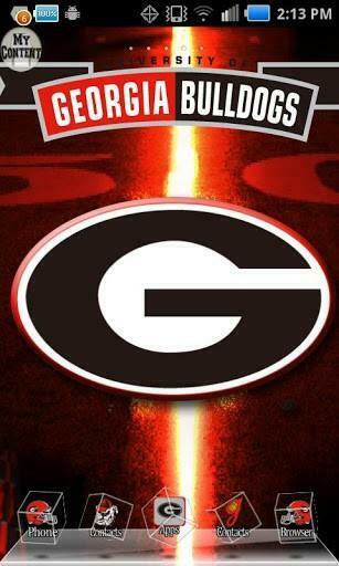 Georgia Bulldog 3d Theme App For Android