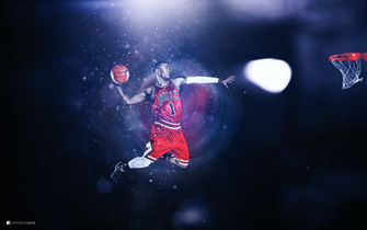 Derrick Rose Basketball Wallpaper By Syntrografik