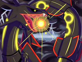 Pokemon Wallpaper Shiny Rayquaza By Little Tyke