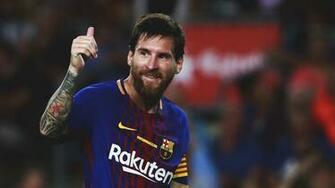 Lionel Messi Hat Trick Lights Up Barcelona Derby Win Over