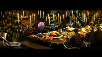Hogwarts Christmas HD Wallpaper On