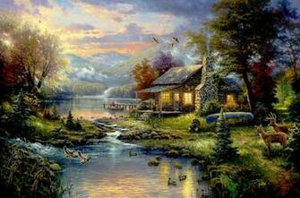 Thomas Kinkade Wallpaper All In One