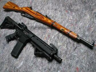 Guns Weapons Mosin Nagant Magpul Ar M44 Carabine HD Wallpaper