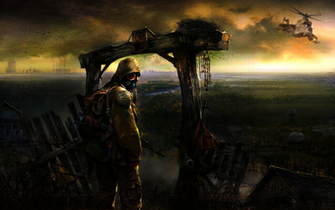 Stalker Chernobyl Wallpaper Masks Gas