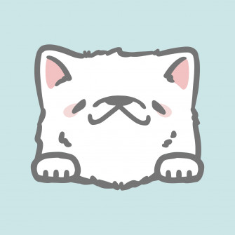 Cartoon Smile Cute Cat Pfp Wallpaper
