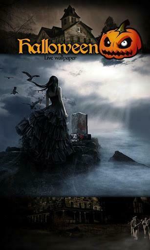 Bigger Witch Halloween Live Wallpaper For Android Screenshot