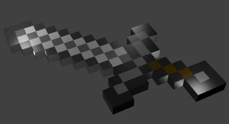 Minecraft Iron Sword By Tagahrim