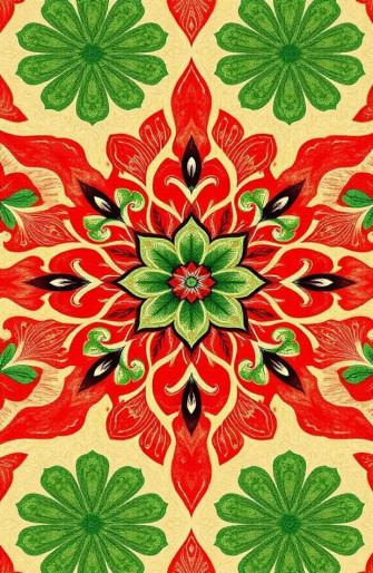 Red And Green Wallpaper