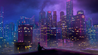 Anime City Girl 4k HD Wallpaper Image