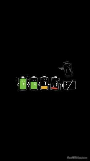 iPhone Wallpaper Dead Battery HD