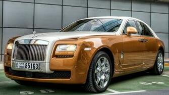 Wallpaper Rolls Royce Car Side