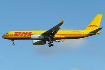 Tupolev Tu204c Dhl Cargo Air Carrier Aircraft Wallpaper Tu
