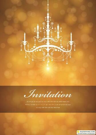 Vintage Background With Chandelier
