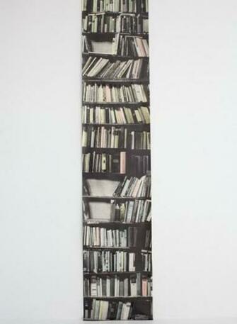 Genuine Fake Bookshelf Wallpaper Panel