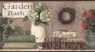 Count Your Blessing Border Wallpaper Inc