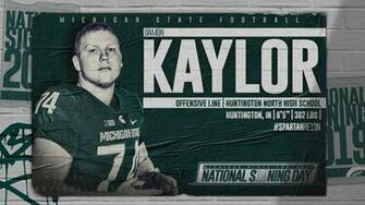 Damon Kaylor Signing Day Michigan State University Athletics