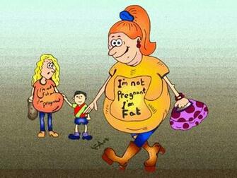 Funny Cartoon People Desktop Background