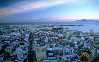 Reykjavik Iceland From Hallgr Mskirkja Desktop Wallpaper Background