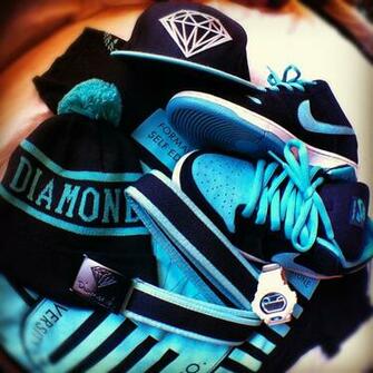 Swag Shoes Nike Tiffany Diamond Supply Co Nikes