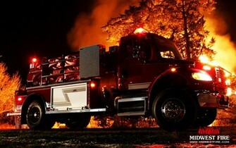 Fire Truck HD Wallpaper Background