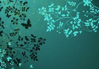 Teal Butterflies By Mercedesblah