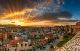 Wallpaper Sea The Sky Sun Clouds Rays Dawn Coast Home