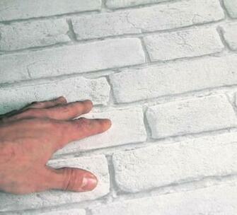 Vintage Contemporary Old Brick White Wallpaper3 Jpg