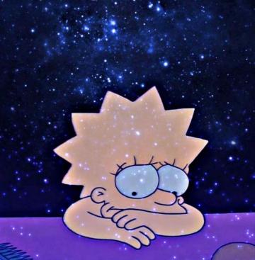 Chill Aesthetic HD Wallpaper 1080p 4k Lisa Simpson