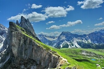 Alps In Summer At The Ski Resort Of Val Gardena Italy Wallpaper And