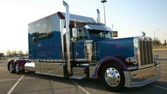 Peterbilt Car Gray Truck