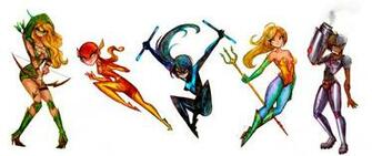 Justice League Girls By Botjira