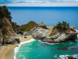 Wallpaper Coast Big Sur California Usa Photo Pictures