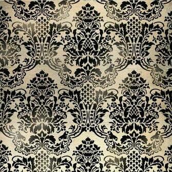 Wall Stencil Damask Flora Allover Wallpaper Pattern