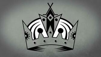 L A Kings Crown Logo Wallpaper