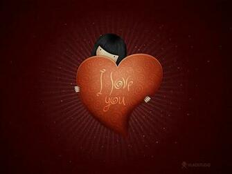 Full HD Wallpaper Drawings And Paintings Hearts Holidays Love