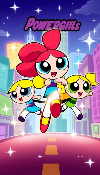 Powerpuff Girls Phone Wallpaper