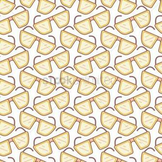Seamless Spectacles Background Vector Image
