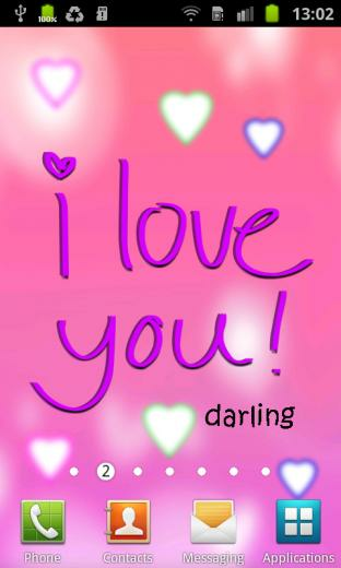 Cute Love Mobile Wallpaper I You Live