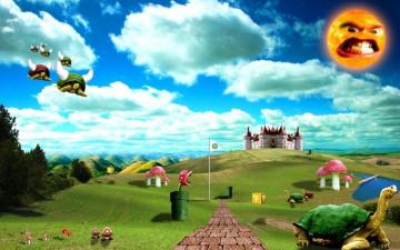 The Real Mushroom Kingdom By Happyrussia Super Mario World Photo