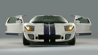 Ford Gt With Open Doors Wallpaper