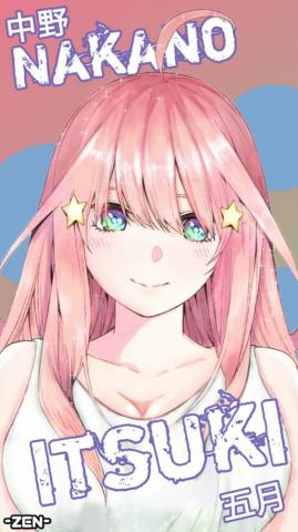 Nakano Itsuki Phone Wallpaper By Zen Sapez