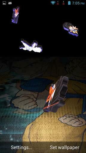 Bigger Dragon Ball Z Live Wallpaper For Android Screenshot