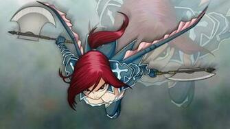 Erza Scarlet Armor Fairy Tail Anime Girl HD Wallpaper