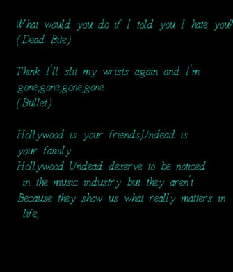 Hollywood Is Your Friends Undead Family