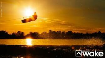 Wallpaper Silhouette Alliance Wakeboard